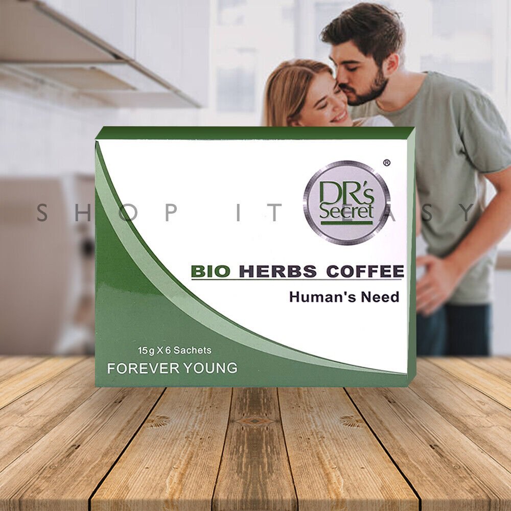 Bio Herbs Drs Secret Instant Coffee 4 Boxes For Men Forever Young