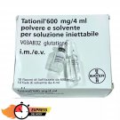 Tationil 600mg 4ml Powder & Solvent Glutathione Whitening & Detox Anti aging