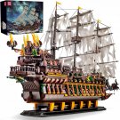 Mould King 13197 Flying Dutchman Ship Caribbean Pirate Building Block 4364pc Toy Kids Gift