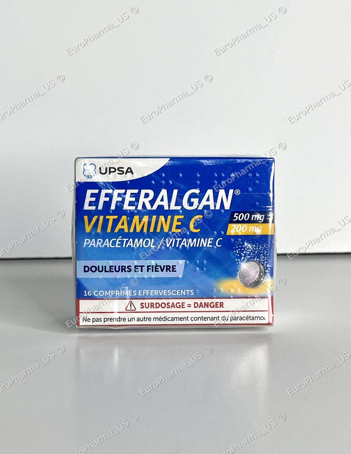Tylenol + Vitamin C 16 effervescent tablets