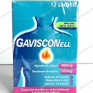 Gaviscon ELL Liquid Mint Flavour Sugar Free 12 Sachets of 10 ml Travel Size ORIGINAL from FRANCE
