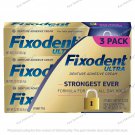 Fixodent Ultra Max Hold Denture Adhesive Cream - 2 X 2.2oz (62 gram) Pack of 3 - US Seller