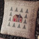 PDF FILE little cabin in the woods VINTAGE CROSS STITCH PATTERN INSTRUCTIONS