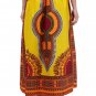 Yellow Dashiki Long Two Panel Skirt & Head wrap
