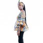 African Double Layered Smocked Top Kente
