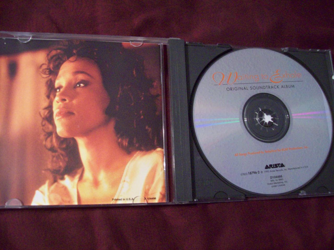 WAITING TO EXHALE ORIGNAL SOUNDTRACK Various Artists Whitney and more ...