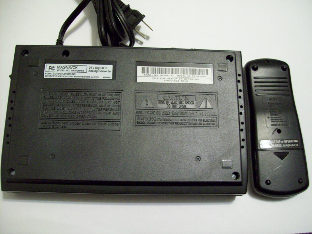 magnavox analog to digital converter box magnavox analog to digital converter box