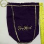 12 (1 dozen ) CROWN ROYAL Purple Fabric Drawstring Pouch Bag Bags