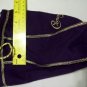 12 (1 dozen ) CROWN ROYAL Purple Fabric Drawstring Pouch Bag Bags
