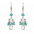 Quartz Crystal Healing Stone Earrings Boho Spiritual Handmade New Age Jewelry