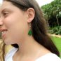 Christmas Tree Graphic Dangle Earrings Christmas Jewelry Holiday Themed Gifts