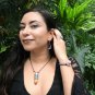 Rainbow Chakra Hexagonal Orgonite Stone Healing Crystal Point Pendant Necklace