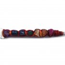 Chakra Tumbled Gemstone Healing Crystal Refillable Ink Writing Pen New Age Gifts