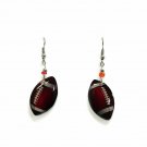 Football Earrings Team Sports Accessories Handmade Jock Womens Athlete Jewelry