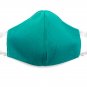 Fabric Face Mask Cotton Reusable Washable Adult US - Multi Leaf -Teal Reversible