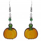 Pumpkin Earrings Fall Autumn Art Accessories Womens Cute Harvest Food Jewelry