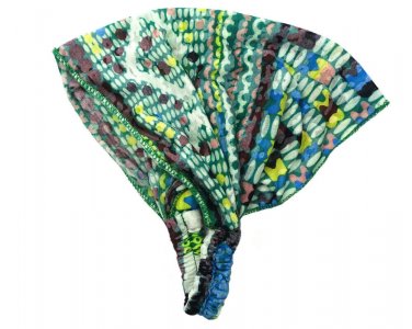 Abstract Pattern Soft Cotton Lightweight Headband Expandable Hair Wrap Handmade