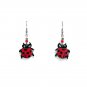 Ladybug Earrings Red Beetle Animal Graphic Art Womens Garden Nature Boho Jewelry