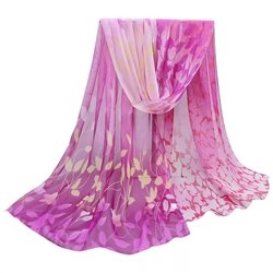 Pink and Hot Pink Leaf Pattern SF-52010