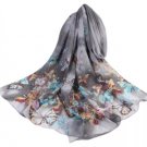 Gray with Colorful Butterflies SF-52027