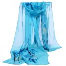 Light Blue with Colorful Butterflies SF-52028