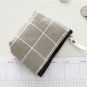 Gray with White Lines Coin Purse PU-80274