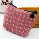 Maroon and White Coin Purse PU-80260