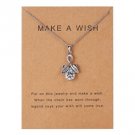 Silver "Make A Wish" Pendant Necklace NL-11794