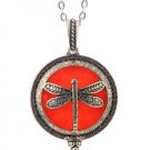 Gold Dragonfly Locket NL-12250