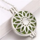 Silver Flower Locket NL-12139
