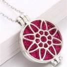 Silver Flower Locket NL-12140