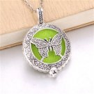 Silver Butterfly Locket NL-12152