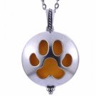 Silver Paw Locket NL-12253