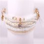 White Stretch Bracelets (set of 9) BA-12973