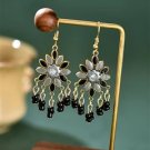 Black/Gray Beaded Earrings ER-15703