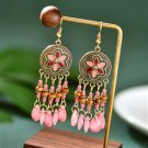 Pink Beaded Earrings ER-15950