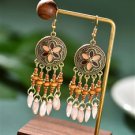 Peach Beaded Earrings ER-15954