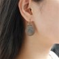 Round Copper with Blue Detail ER-15109