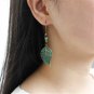 Antique Gold and Blue Leaf ER-15134