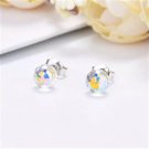 Tiny AB Faceted Ball Post ER-15718