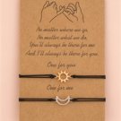 Gold Sun & Silver Moon Friendship Bracelets (set of 2) BA-13178