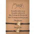 Gold Butterfly Charm Friendship Bracelets (set of 2) BA-13182