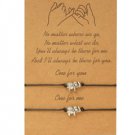 Elephant Charm Friendship Bracelets (set of 2) BA-13183