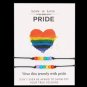 Rainbow/Black PRIDE Bracelets (set of 2) BA-13187