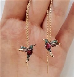 Tiny Hummingbird Earrings ER-16137