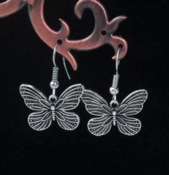 Silver Butterflies ER-16134