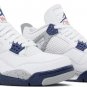 Mens Wmns Air Jordan 4 Retro Midnight Navy DH6927 140 / 408452 140