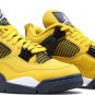 Mens Wmns Air Jordan 4 Retro Lightning 2021 CT8527 700 / 408452 700