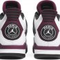 Mens Wmns Paris Saint-Germain x Air Jordan 4 Retro Bordeaux CZ5624 100