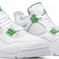 Mens Wmns Air Jordan 4 Retro Green Metallic CT8527 113 / 408452 113